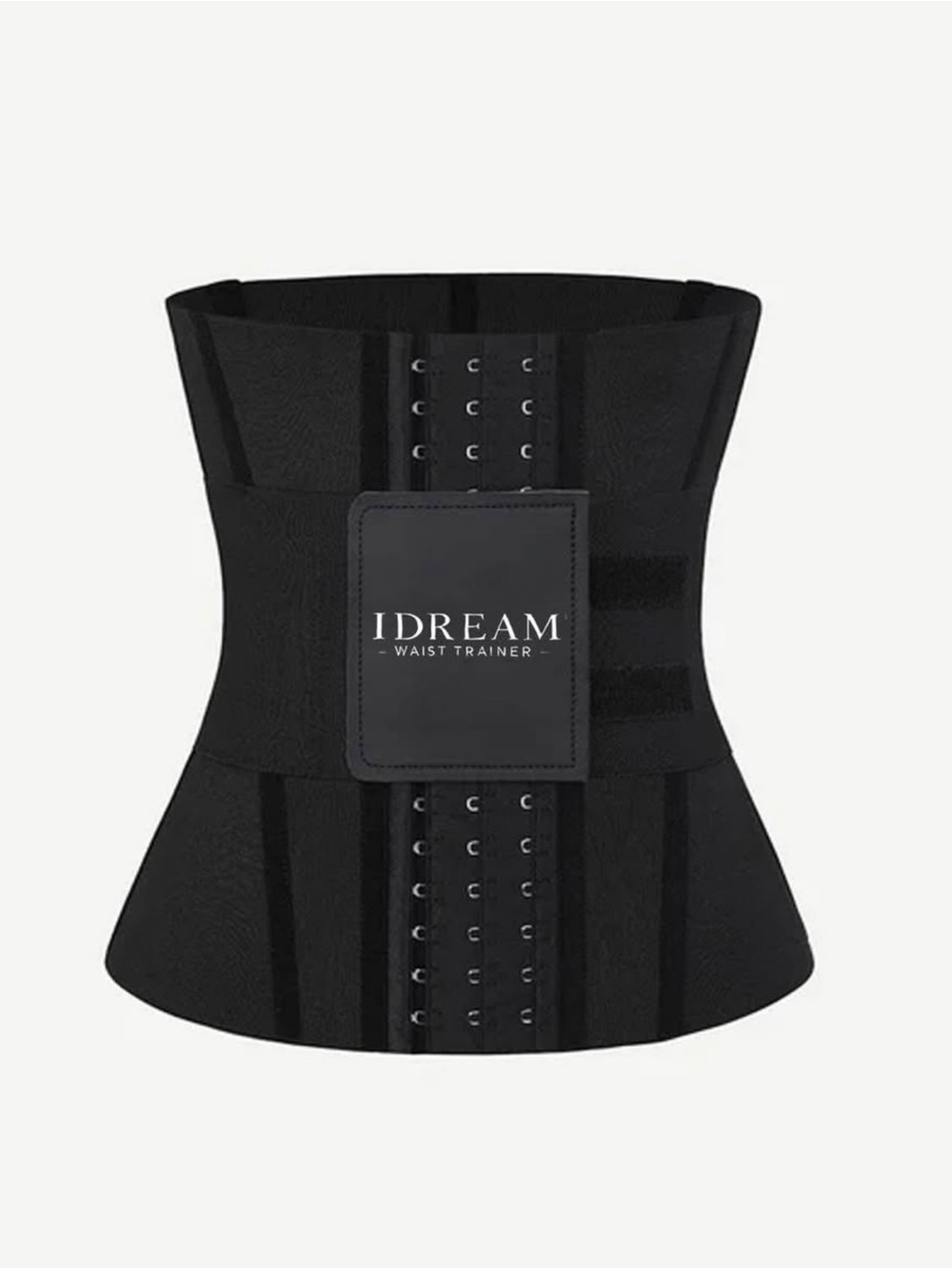 IDREAM Black Waist Trainer with Adjustable Closure